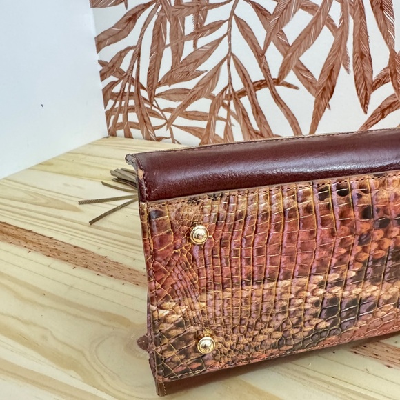 Brahmin Adrian Satchel in Pecan Melbourne - Picture 6 of 7